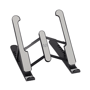 Suporte Para Notebook Regulável Multi Aluminio Preto AC439