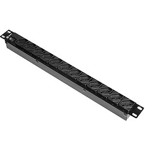 Régua Para Rack Com 12 Tomadas 10a Bivolt Cabo 1,10M Ipec
