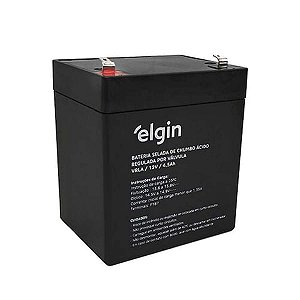 Bateria Selada De Chumbo 12V 4,5Ah Chumbo Elgin