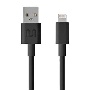 Cabo Lightning P/ Smartphone E Tablet Multilaser Wi446 Preto
