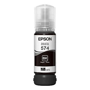Garrafa De Tinta Original Epson Ecotank T574 Preta 70Ml