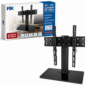 Suporte Tv e Monitor Mesa Multifuncional Ajustável 26 "a 65"