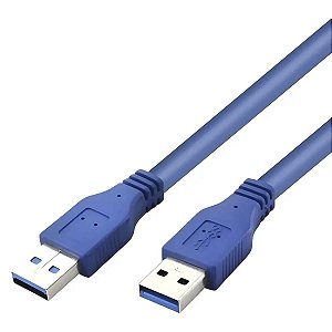 Cabo Usb 3.0 Macho Para Usb 3.0 Macho 3 Metros - US3.0-AA-3