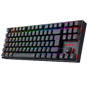 Teclado Gamer Mecânico Redragon Kumara Pro Rgb Sem Fio Tkl