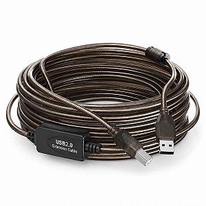 Cabo para Impressora Usb 2.0 para B Macho Ativo 10M WLW