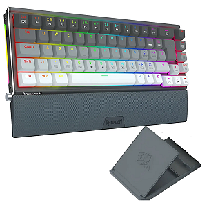 Teclado Mecânico Redragon Shaco Pro Rgb 65% C/ Apoio Celular