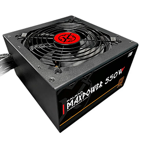 Fonte Gamer Atx Kalkan 550W 80 Plus Bronze Preto Pfc Ativo