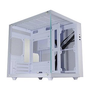 Gabinete Gamer KMex Aqua CG-W2SB Mini Tower Micro Atx Branco