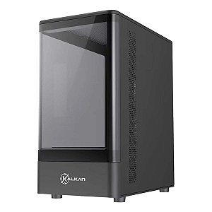Gabinete Gamer Kalkan Avalon Curve Preto Micro Atx Sem Fan
