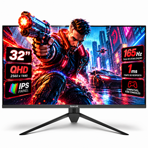 Monitor Gamer Redragon Ombra 32" Ips 165hz 1ms Qhd 2.5k