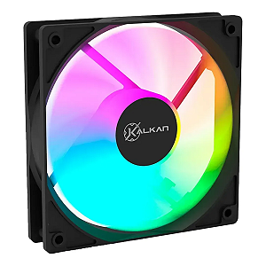 Cooler Fan Kalkan Gamer Rgb 120mm Forte Silencioso 1500rpm