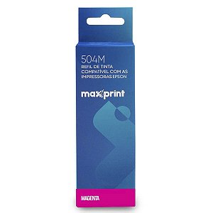 Refil Tinta Magenta Maxprint 504m Compativel Epson 6116833