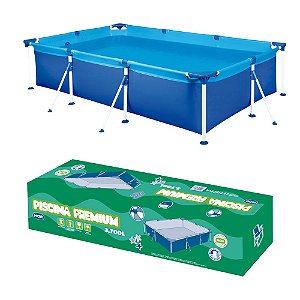 Piscina Premium Estruturada 3.700l Litros Mor Reforçada
