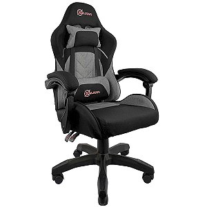 Cadeira Gamer Kalkan Astri Eclipse Preta e Cinza Até 140kg