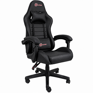 Cadeira Gamer Kalkan Aesir 2D Preta Até 120kg Reclinável