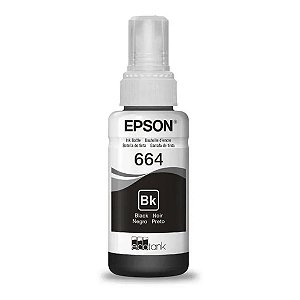 Garrafa Refil De Tinta Epson T664120Al Preto L365 L375 L565