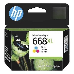 Cartucho De Tinta Hp 668xl Colorido Para 2975/4370 5,5ml
