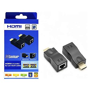Adaptador Extensao Hdmi Macho Para Rj-45 Femea (AT-ETS/HD)