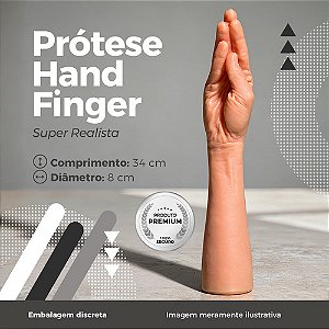 Protése Maciça Hand Finger 34 x 8cm - PR100