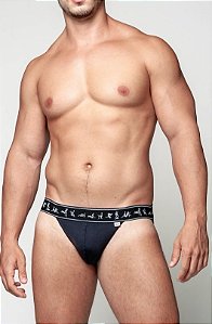 Jockstraps em Suplex com Elástico Kama Sutra Gay Preta - JS552