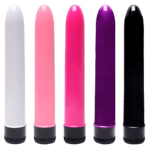 Vibrador Personal Liso 17 cm Multivelocidade Cores - 3022