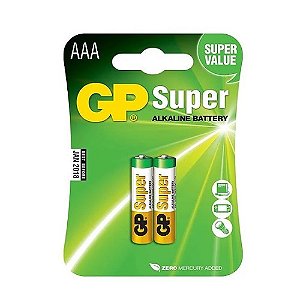 Pilha Palito GP Super Alcalina AAA - 2020