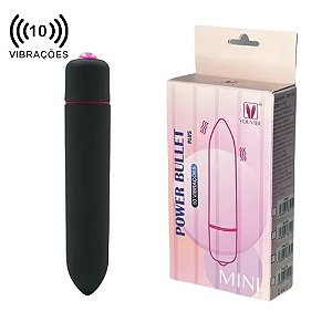 Capsula vibratória Vibe 10 Vibrações 8,5x1,5x1,5 cm Cores - 10856