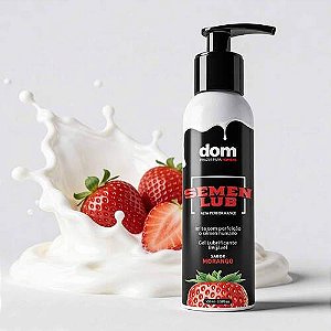 Lubrificante Semen Morango Beijavel 100ml - 4791