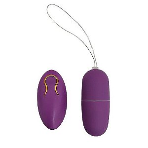 Vibrador Bullet com Controle Remoto sem fio 20 Vibrações Roxo - 8192