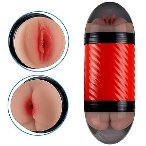 Masturbador Cyberskin Vagina e Anus Cores - 6507