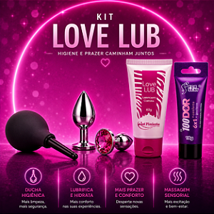 Kit Erótico Casal Primeiro Anal Completo Plug Pequeno Redondo - 7024