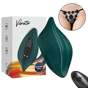 Vibrador de calcinha Recarregável com Controle sem fio 9 Funções - 8690