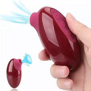 Vibrador Clitoriano Sucção Ruby 9 Vibrações Recarregável - 6935