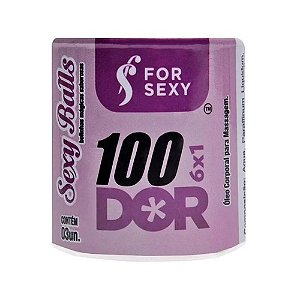 Hot Ball 100Dor 6X1 Bolinha Anal 03 Unidades - 27566