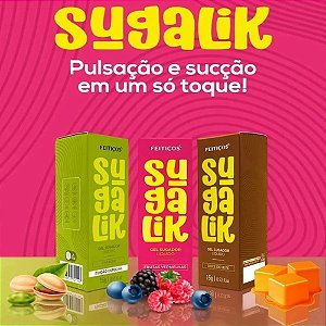 Gel Sugalik Sugador Líquido Beijável Sabores 15gr - 9522