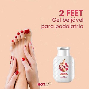Gel 2 Feet Beijável Para Podolatria Massagem nos Pés 60Gr - 32649