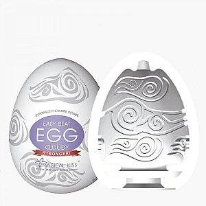 Egg Masturbador Masculino Silicone Cloudy - 7016C