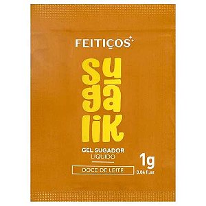 Gel Sugalik Sugador Líquido Comestível Sache Doce de Leite 1gr - 35132