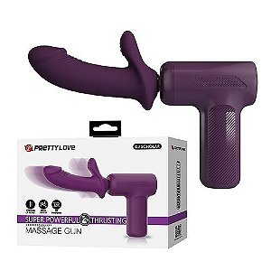 Máquina do Sexo Formato de Pistola Masturbadora 5 Modos Pressão - 9217