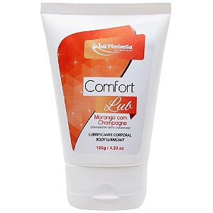 Lubrificante Morango com Champanhe Beijável Comfort Lub 120gr - 9085