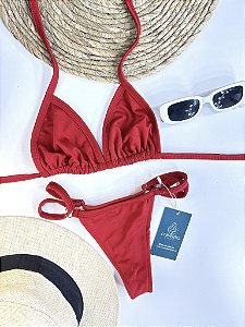 Biquíni de Fita Cortininha - Vermelho