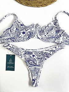 Biquíni Meia Taça - Aro - Asa Delta+ Premium Proteção UV50 + Farm Santorini