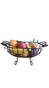 Fruteira Rústica Oval - Mesa