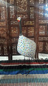 Galinha D'angola Colorida - Madeira