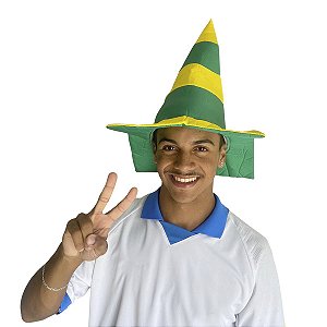 CHAPEU CONE SINALIZADOR BRASIL REF. 012BR