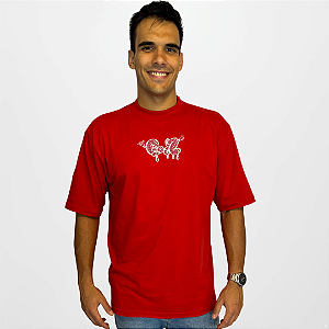 Camiseta Oversized Comics Vermelha