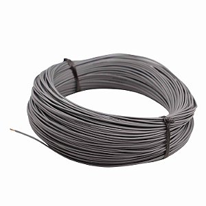 100m Cabo Flex. Automotivo 1.00mm Cinza - Cód.9266