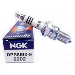 Vela de Ignição NGK DPR8EIX-9 Iridium NXR150 Bros - Cód.017