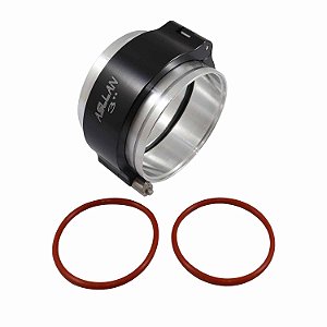 Kit Abraçadeira V-Band com Flanges Aluminio 3" - Cód.11626