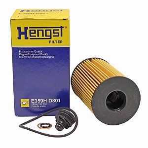Filtro de Óleo Hengst E359HD801 BMW X5, X6 - Cód.12183